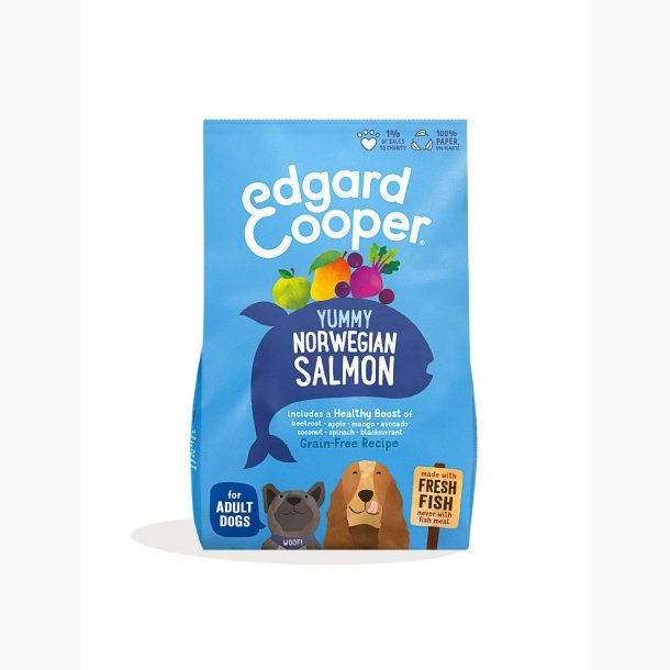 Edgard &amp; Cooper Fresh Norwegian Adult Laks - 2,5 kg