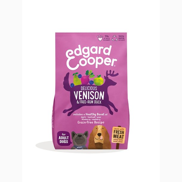 Edgard &amp; Cooper Fresh Venison &amp; Free-run Adult And