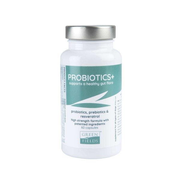 Greenfields Probiotics+ - 60 kapsler