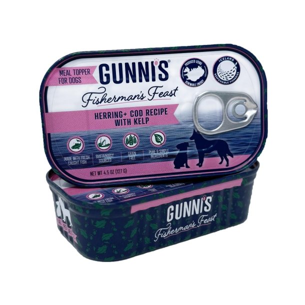 Gunnis Toppers Sild &amp; Torsk m. tang - 127g