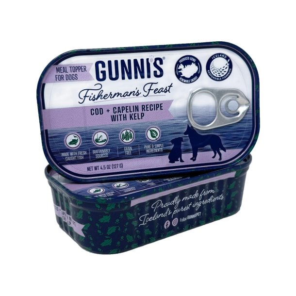 Gunnis Toppers Torsk &amp; Lodde m. tang - 127g