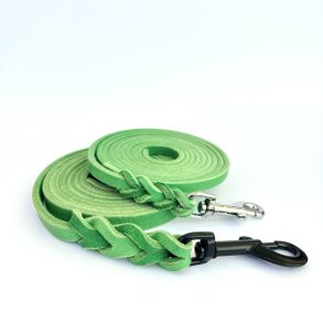 AK dogdesign - L�der line - bredde 12mm - farve �ble gr�n,