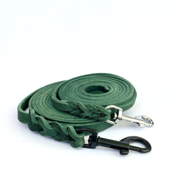 L�der line - bredde 12mm - farve gr�n,