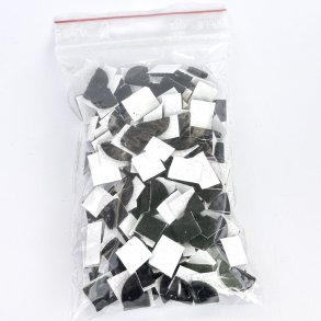 Sorte filtdutter i sm tern - 10 g