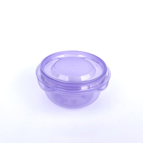 NW beholder - lille rund - gennemsigtigt - lilla