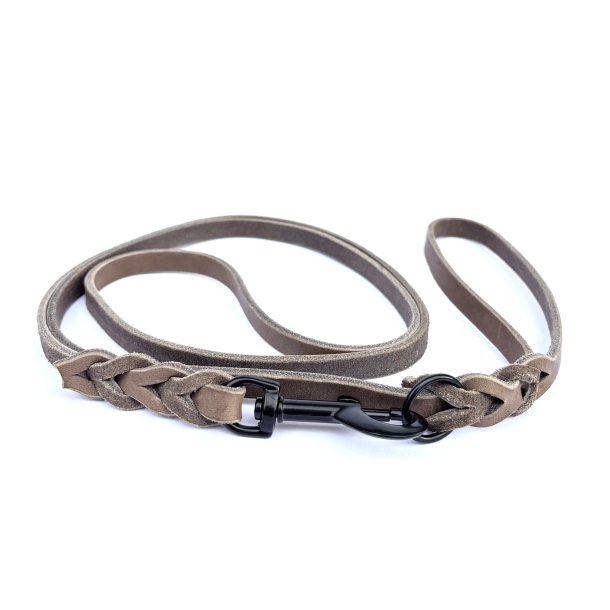 AK dogdesign - Fedtlder enkelt line m/hndtag - lngde 140 cm/bredde 12mm