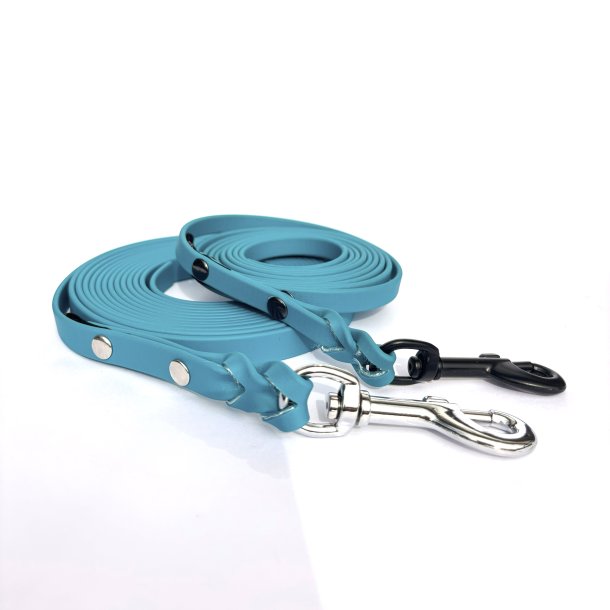 AK dogdesign - BioThane line - bredde 13mm - farve turkis,
