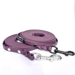 BioThane line - bredde 9mm - farve aubergine lilla,