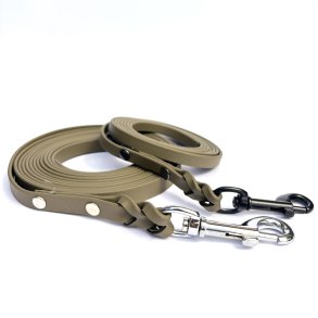 BioThane line - bredde 13mm - farve oliven gr�n,