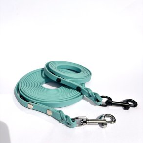 AK dogdesign - BioThane line - bredde 13mm - farve st�vet turkis,