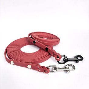 AK dogdesign - BioThane line - bredde 13mm - farve m�rker�d,