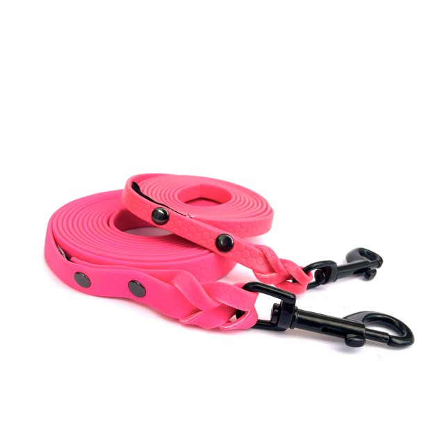 AK dogdesign - Hexa line - bredde 13mm - farve pink, 