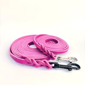 AK dogdesign - L�der line - bredde 8mm - farve pink,