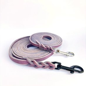 L�der line - bredde 12mm - farve ametyst lilla,