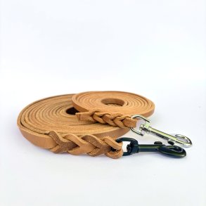 AK dogdesign - L�der line - bredde 8mm - farve cognac,