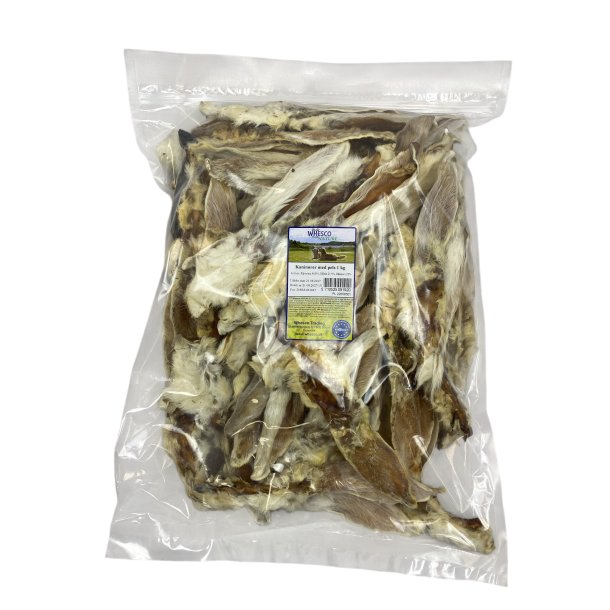 Kanin �rer med pels - 1 kg