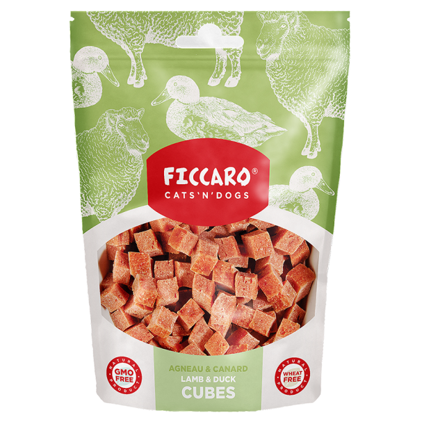 FICCARO Lamb &amp; Duck Cubes -100g