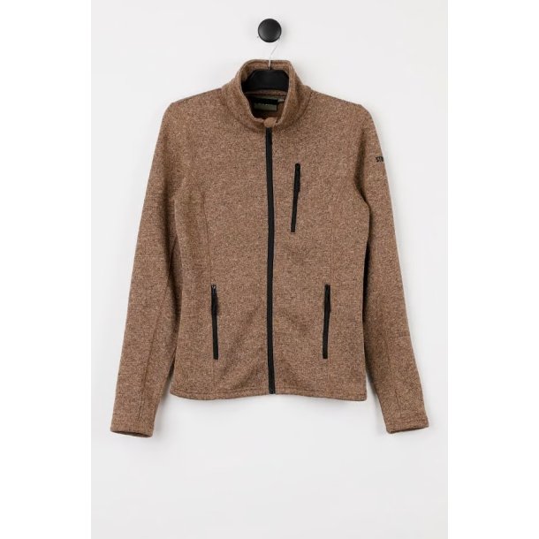 Fleece jakke - Lysebrun