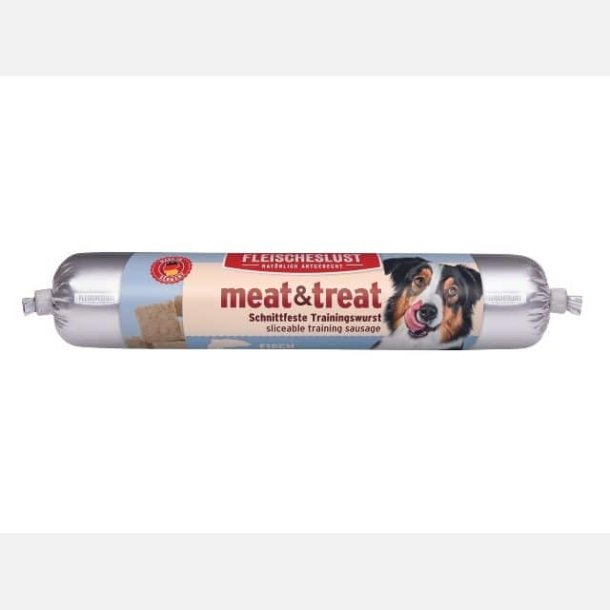 Fleischeslust meat &amp; treat med fisk - 80g