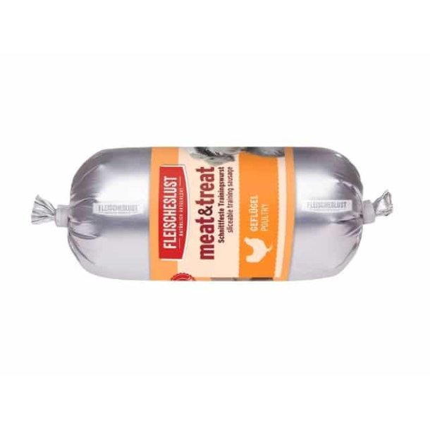 Fleischeslust meat &amp; treat med fjerkr - 200g