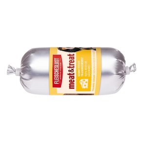 Fleischeslust meat & treat med ost - 200g