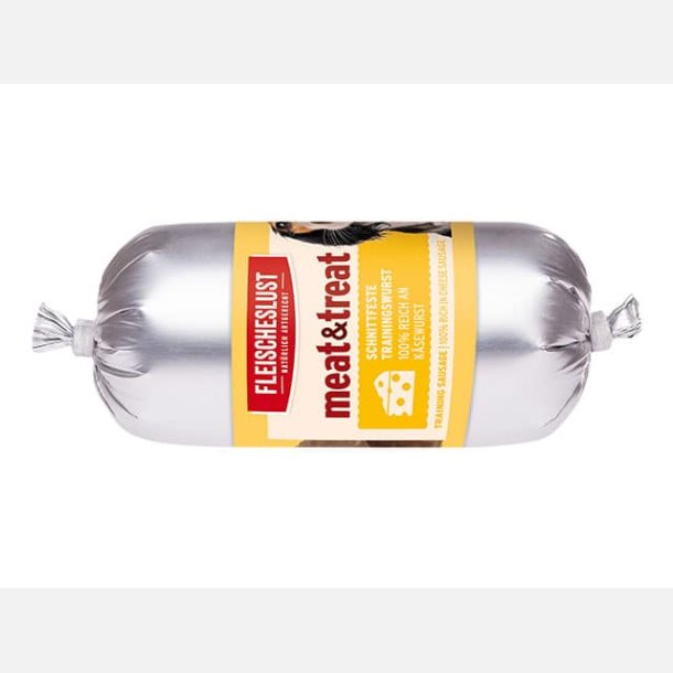Fleischeslust meat &amp; treat med ost - 200g