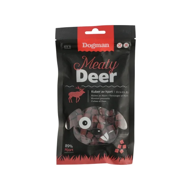 Dogman Meaty cubes - Hjort - 80g