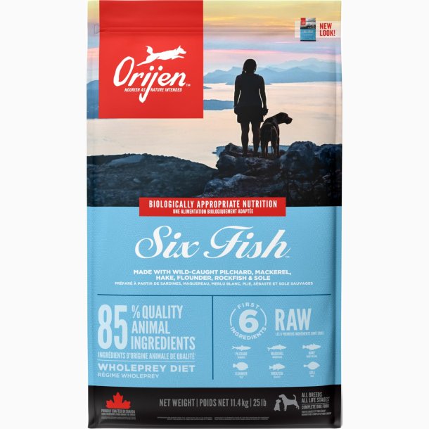 ORIJEN DOG Six Fish - 11,4 kg