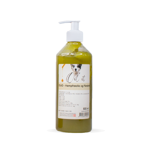Oil'it DUO Frefedt og Hampfrolie - 500ml