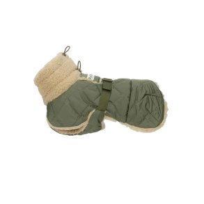 Paikka Quilted Sherpa Jakke - oliven