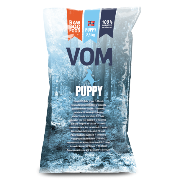 VOM puppy k�dboller 2,5 kg