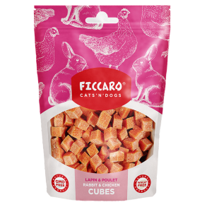 FICCARO Rabbit & Chicken Cubes -100g
