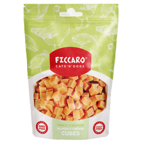 FICCARO Salmon & Chicken Cubes -100g
