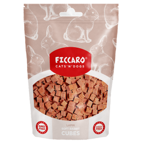 FICCARO Soft Rabbit Cubes -100g