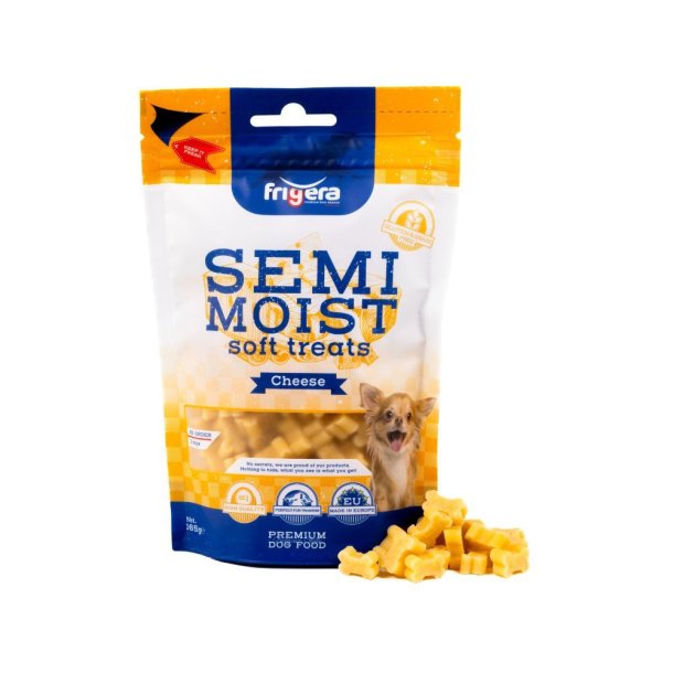 Frigera semi-moist soft godbidder ost - 165g