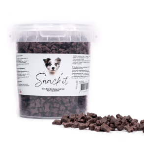 Snack'it Semi-Moist Mini Bones m. Hest - 500g