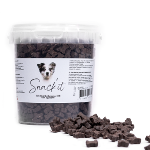 Snack'it Semi-Moist Mini Bones m. Vildt - 500g