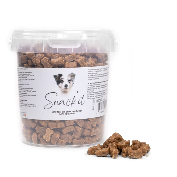 Snack'it Semi-Moist Mini Bones - 500g spand
