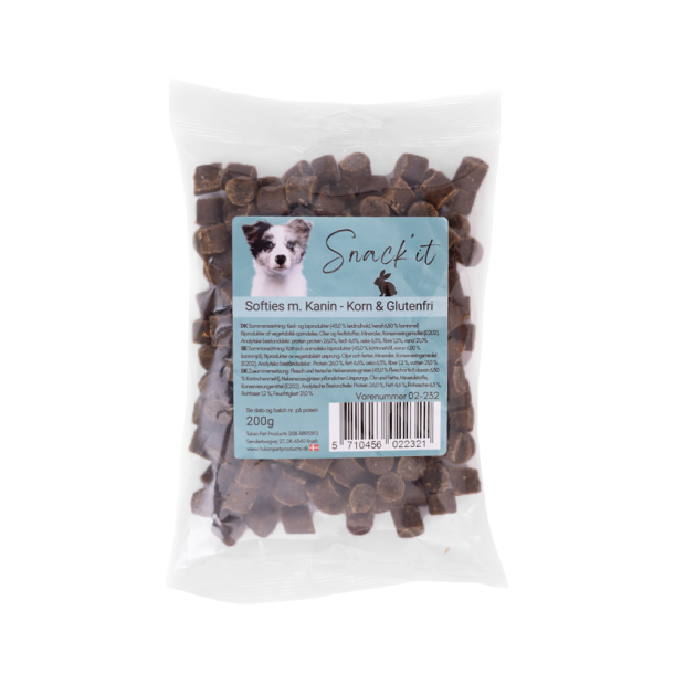 Softies m. Kanin - Korn &amp; Glutenfri - 200g