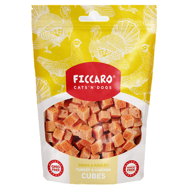 FICCARO Turkey &amp; Chicken Cubes -100g
