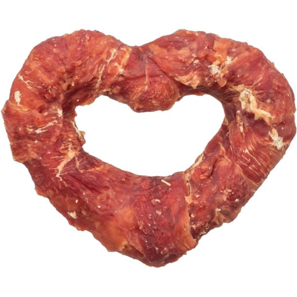 Trixie Denta Fun Hjerte med andebryst - 10cm - 70g