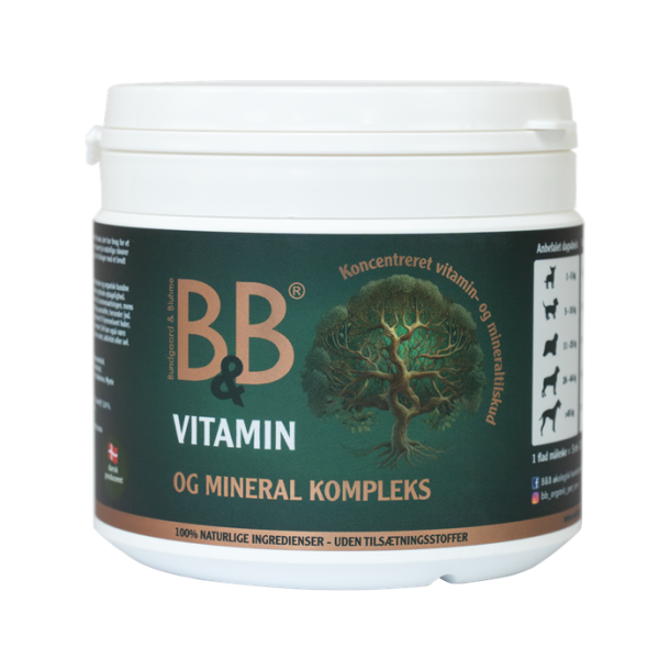 B&B Vitamin og Mineral kompleks - 300 g