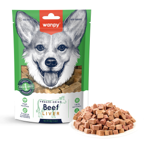 Wanpy Dog Freeze Dried Beef Liver - 40g