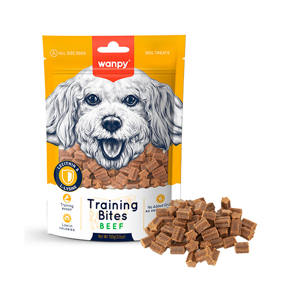 Wanpy Dog Training Bites Beef - 100g