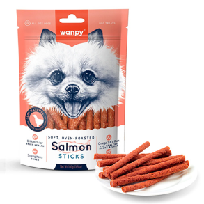 Wanpy Dog Salmon Sticks - 100g