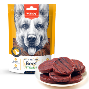 Wanpy Dog Grilled Beef Steak  - 100g