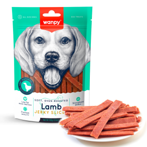 Wanpy Dog Soft Lamb Jerky Slices  - 100g