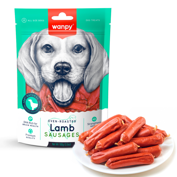 Wanpy Lamb Sausages - 100g