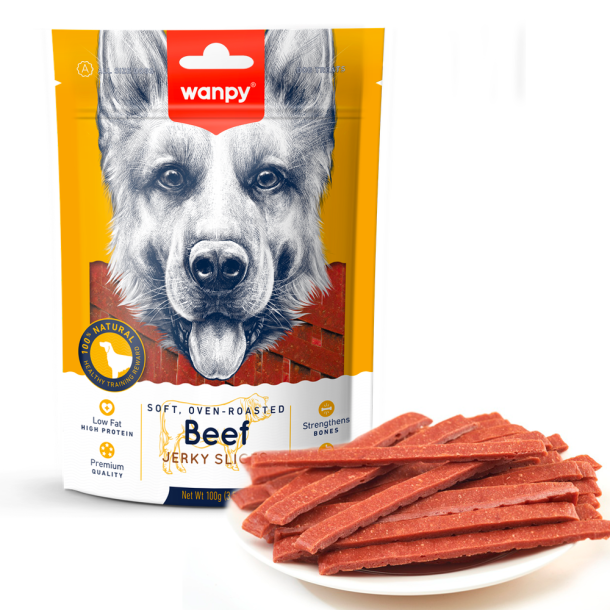 Wanpy Soft Beef Jerky Slices - 100g