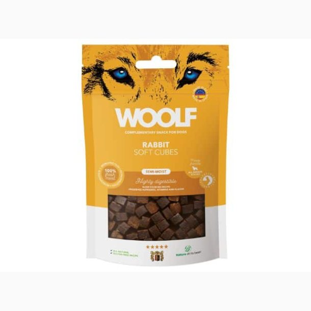 Woolf Soft Cubes Rabbit - 100g